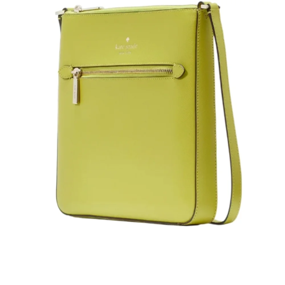 Kate Spade New York Sadie North South Crossbody Bag Color Fern Moss Green NWT